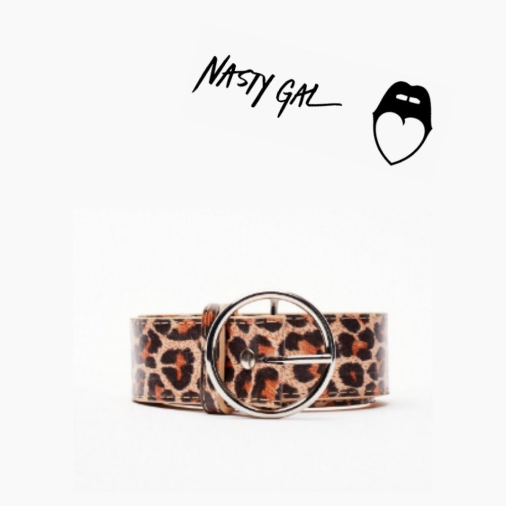 Nasty Gal Leopard Print Belt - Animal Print Belt